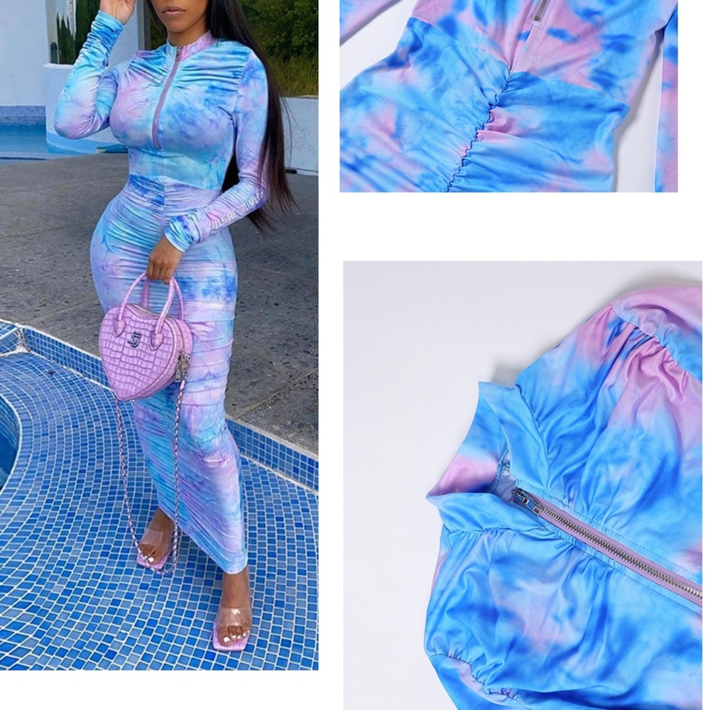 Long sleeve bodycon dress
